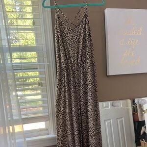 Nine Britton (stitch fix) brand new cheetah print jumpsuit